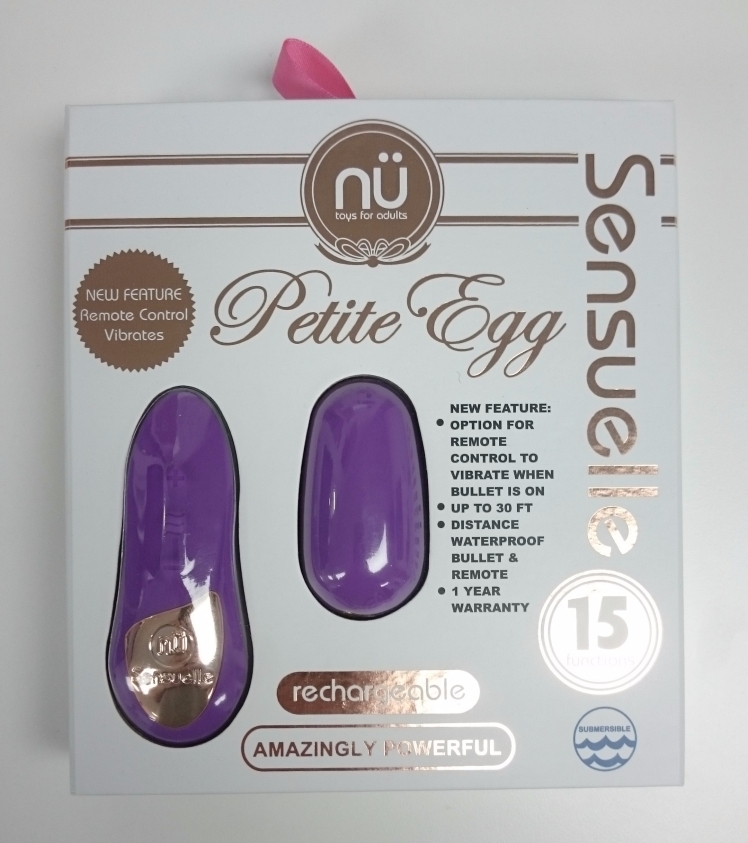 Nu Sensuelle Petite Egg Packaging
